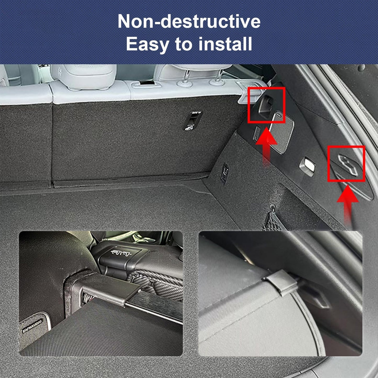 BYD Sealion 7 2025+ Retractable Boot Cargo Cover Rear Trunk Curtain