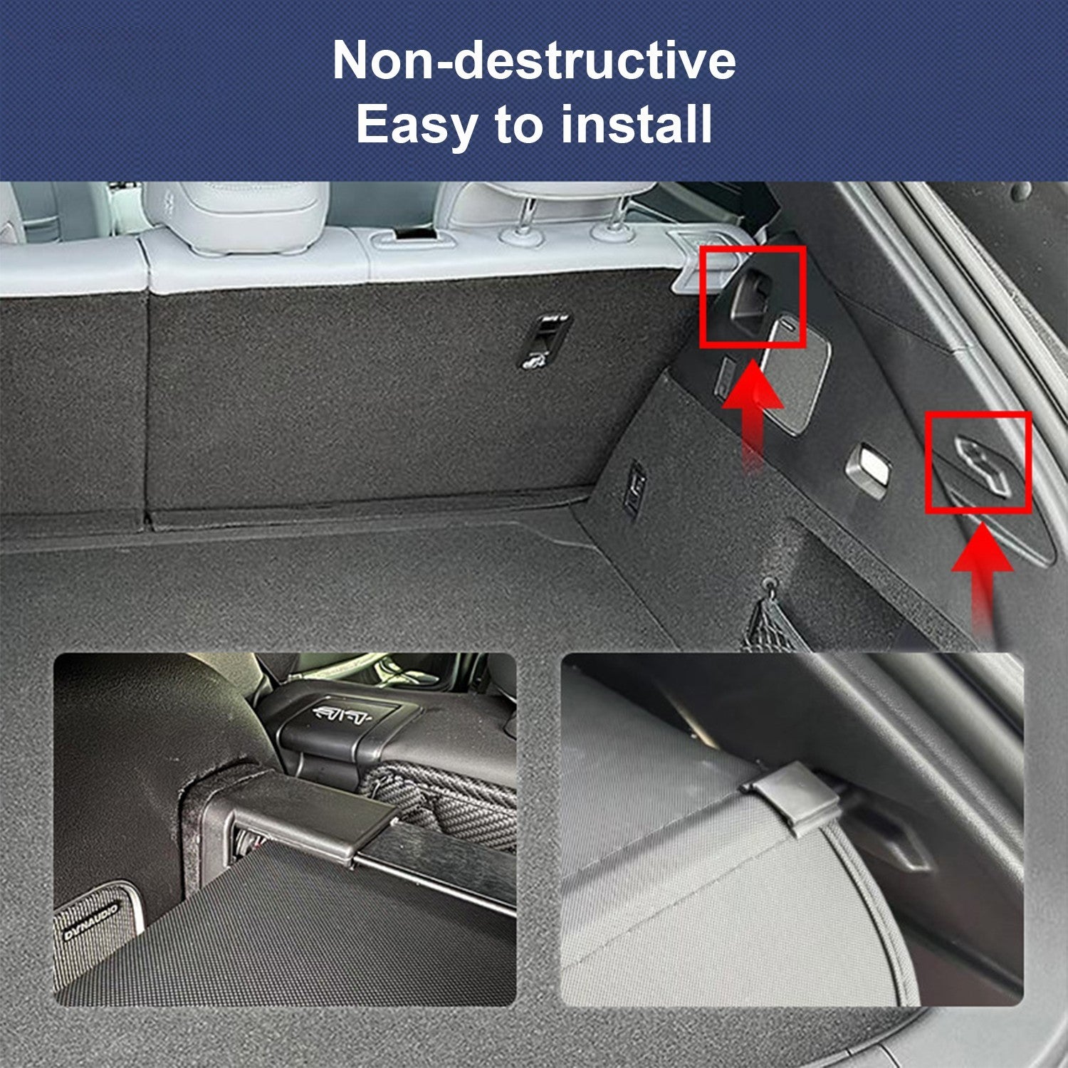 BYD Sealion 7 2025+ Retractable Boot Cargo Cover Rear Trunk Curtain
