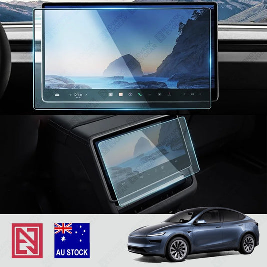 Clear/Matte Tesla Model Y Juniper 2025+ Screen Protector Tempered Glass Cover