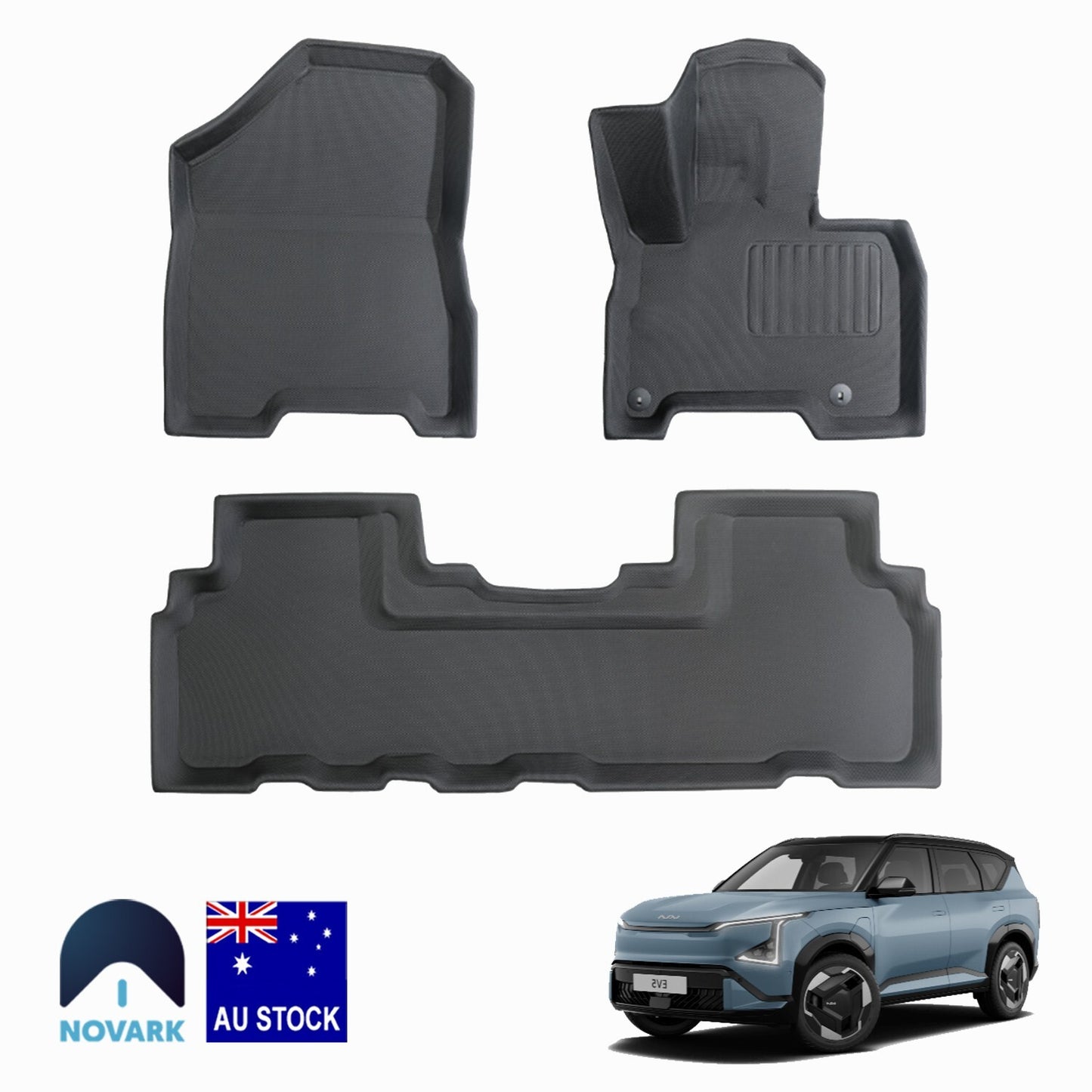 All-Weather 3D Kia EV5 Floor Mats Boot Liner 3D XPE/Carpet