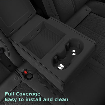Zeekr 7X Rear Seat Armrest & Cup Holder Organiser Tray Silicon Protector
