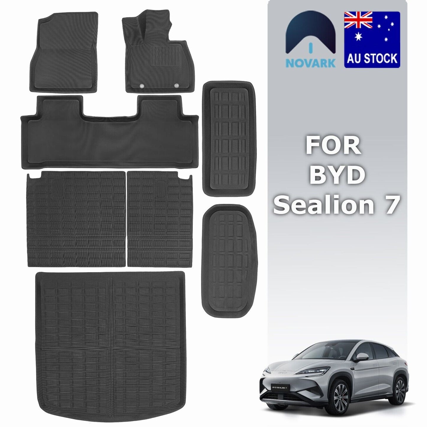 PRE-ORDER! All-Weather BYD Sealion 7 Floor Mats Boot Liner 3D XPE/Carpet