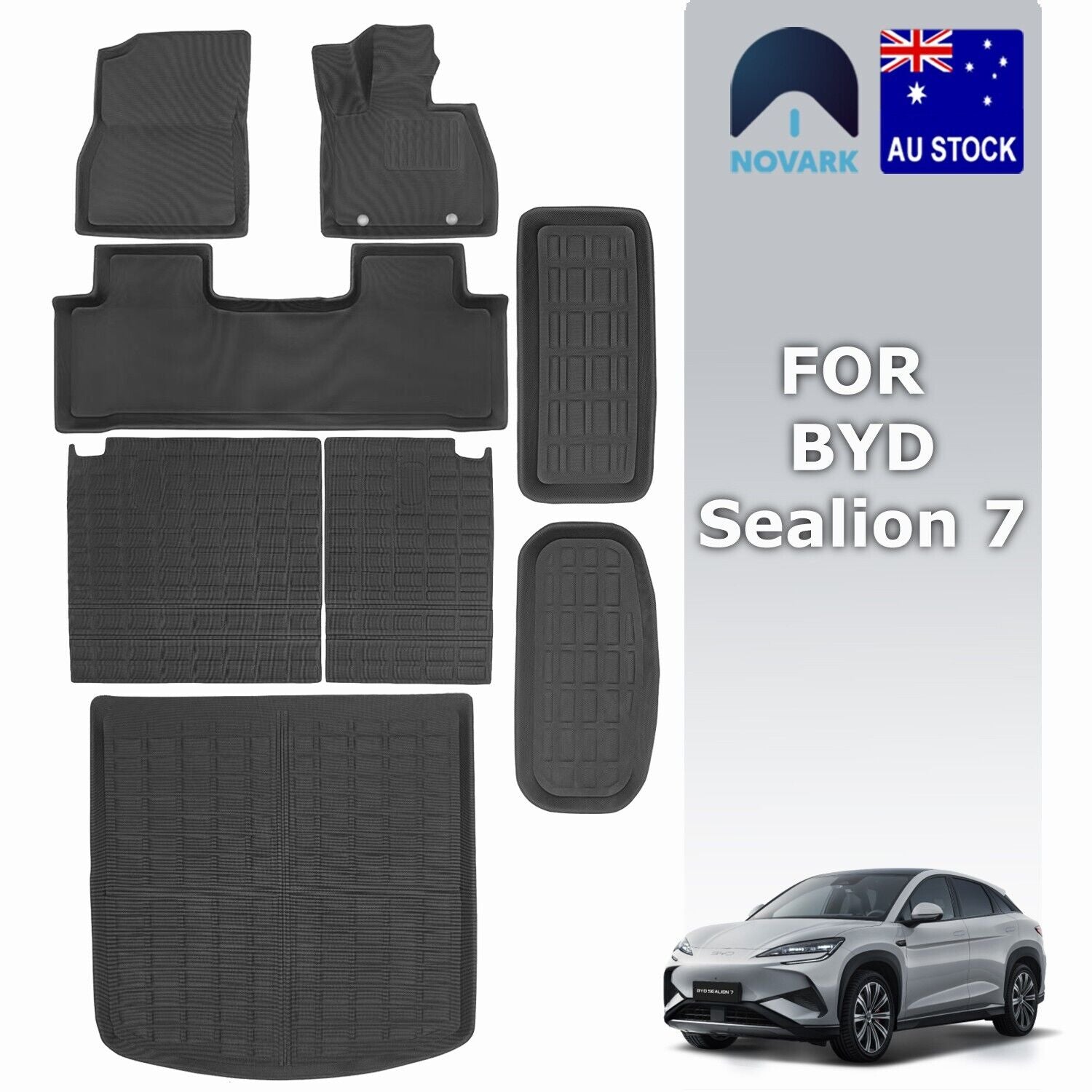 PRE-ORDER! All-Weather BYD Sealion 7 Floor Mats Boot Liner 3D XPE/Carpet