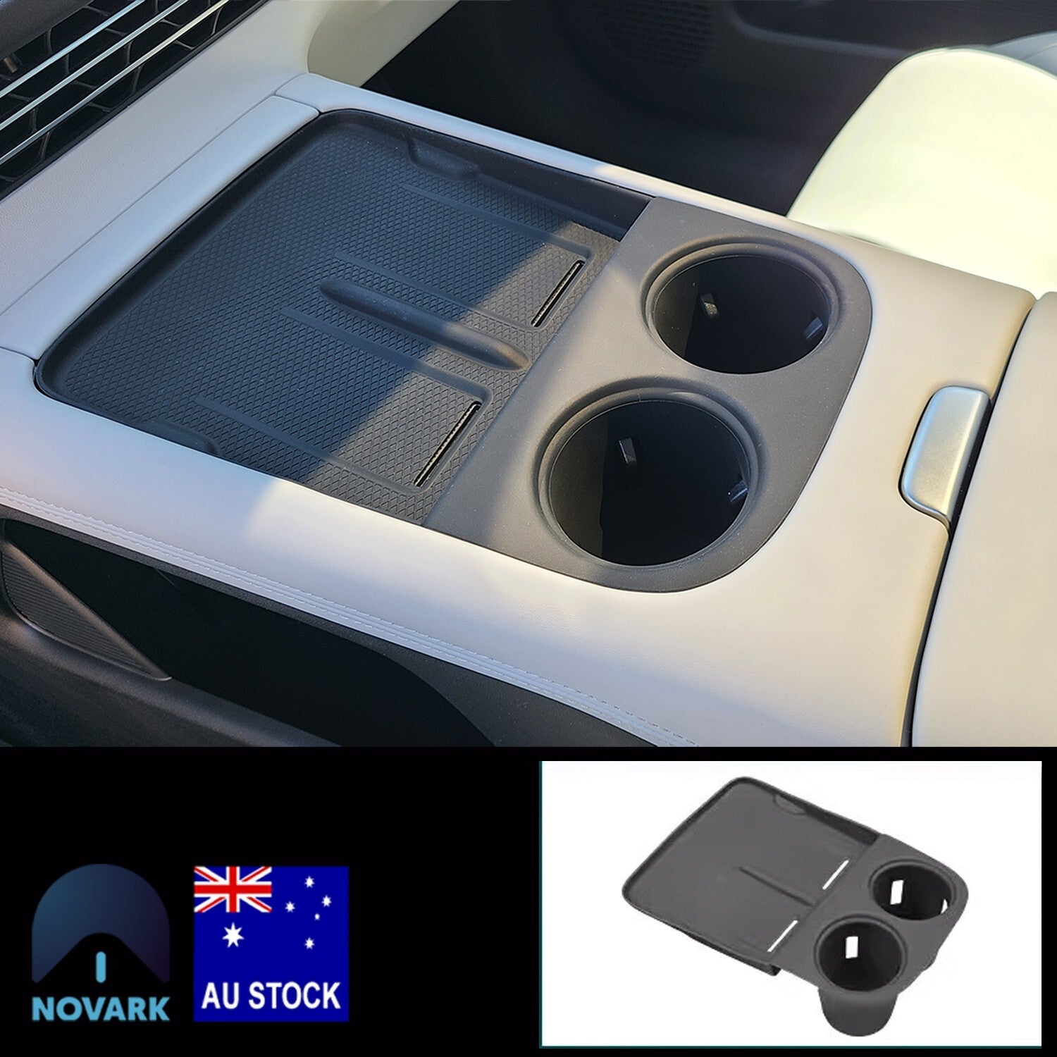 Xpeng G6 Cup Holder Insert Pad Centre Armrest Silicone Pad Organiser Accessories