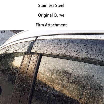 BYD SEALION 7 25+ Weather Shields Window Visor Weathershields Stainless Steel PC
