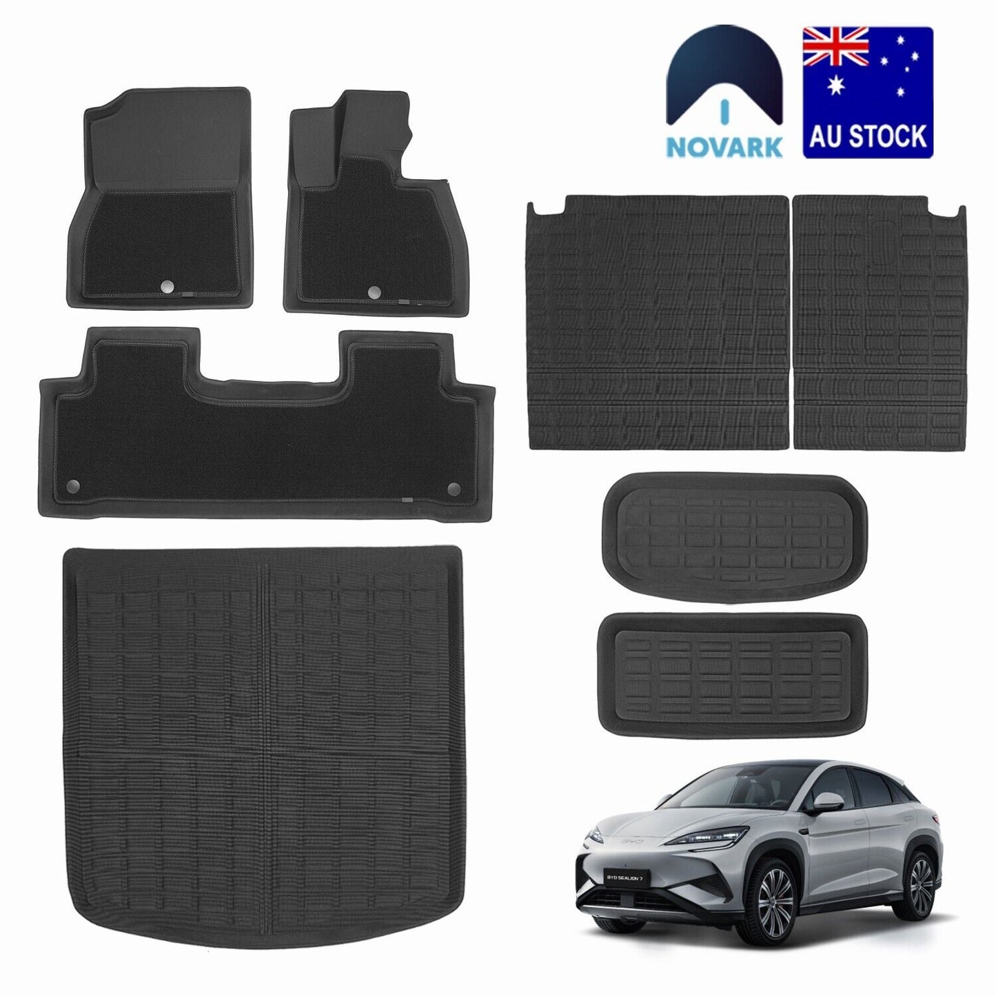PRE-ORDER! All-Weather BYD Sealion 7 Floor Mats Boot Liner 3D XPE/Carpet