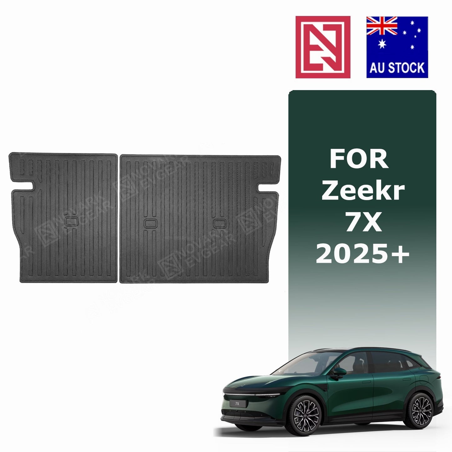 Pre-order! Zeekr 7X 2025+ All-Weather Floor Mats with Carpet Overlay Boot Liner