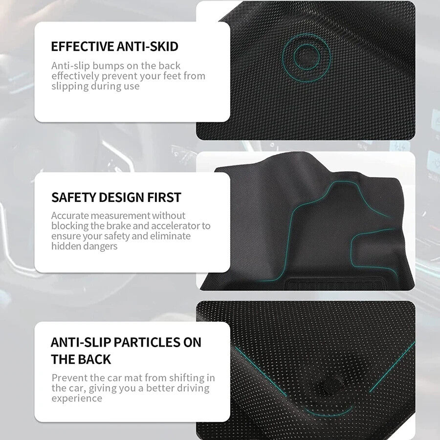 PRE-ORDER!:All-Weather Xpeng G6 Floor Mats Boot Liner 3D XPE/Carpet
