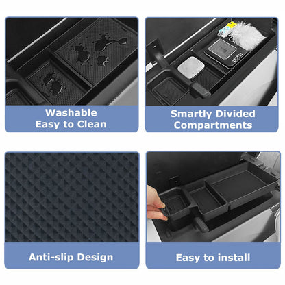 Zeekr 7X Center Console Armrest Storage Organiser Full Coverage Tray Organiser
