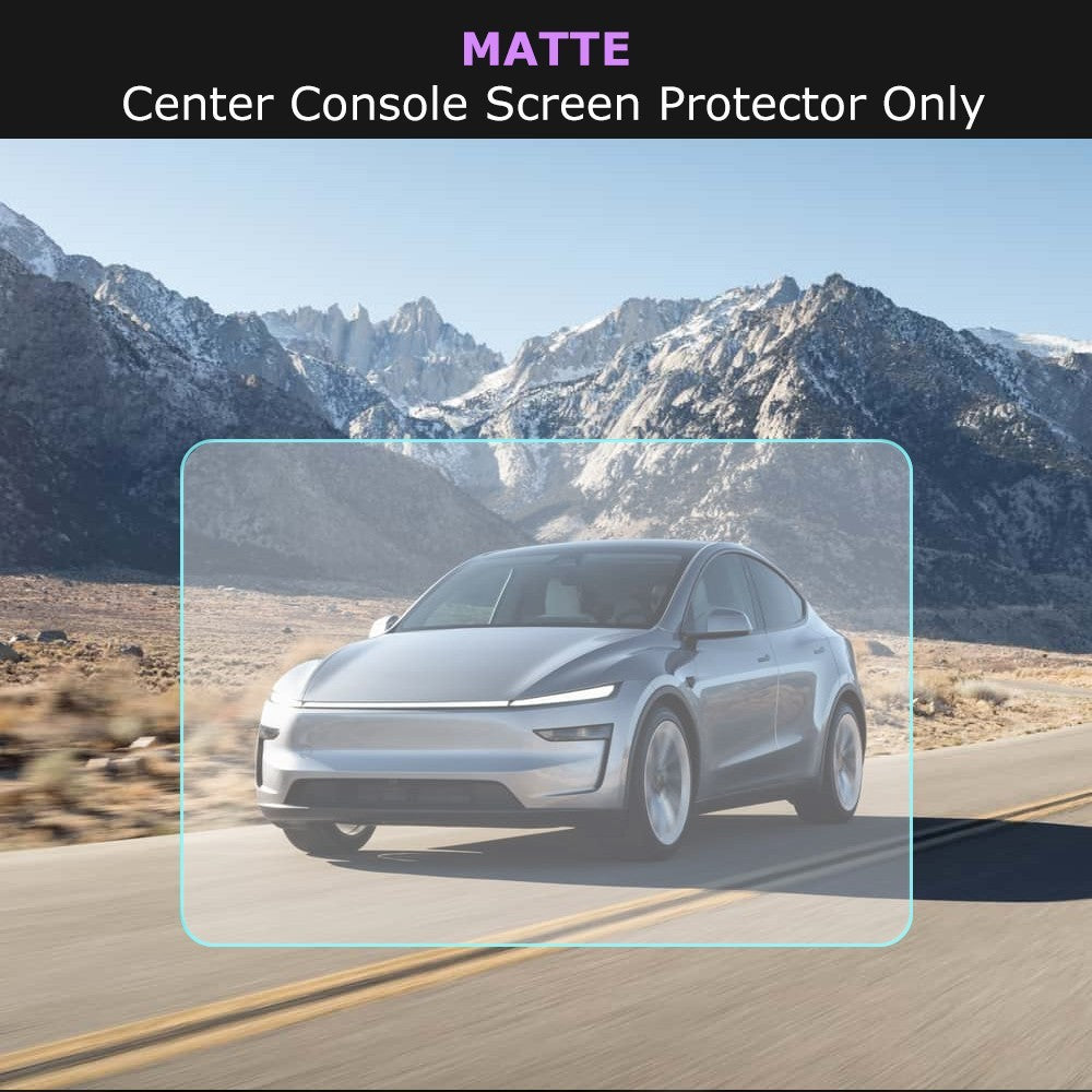 Clear/Matte Tesla Model Y Juniper 2025+ Screen Protector Tempered Glass Cover
