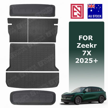 PRE-ORDER -- Zeekr 7X 2025+ All-Weather Floor Mats Boot Liner Cargo Trunk Mat