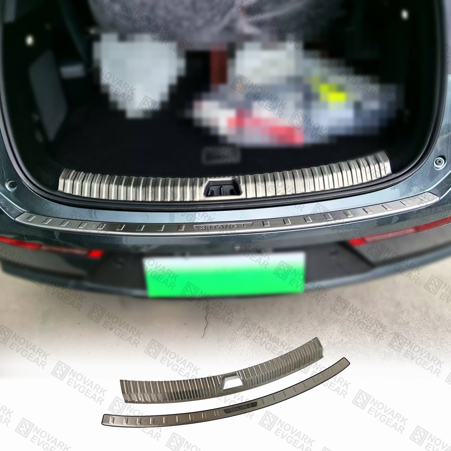 BYD Sealion 8 Premium Stainless Steel Boot Sill Cover Trunk Sill scuff 2PC