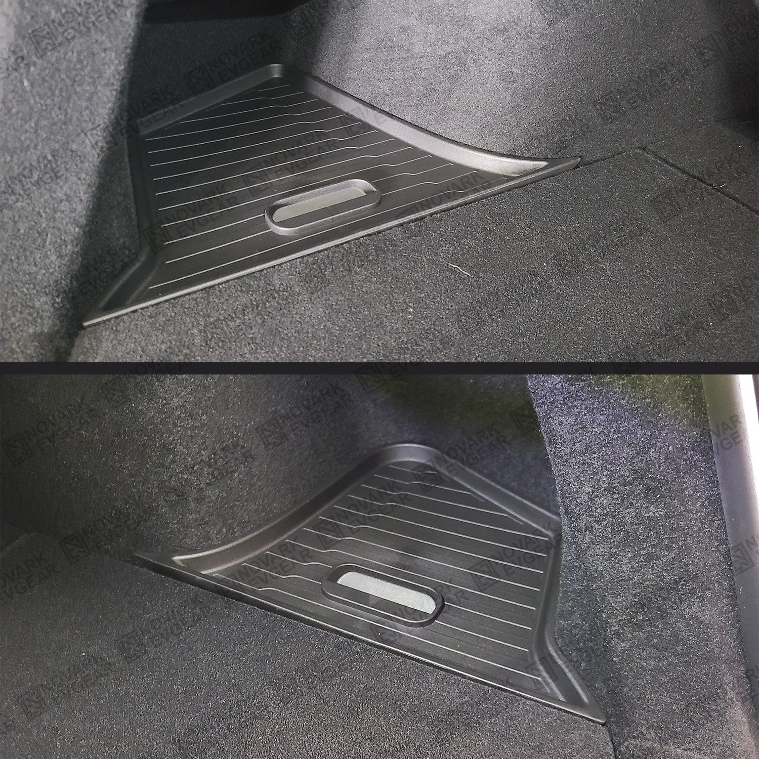 Tesla Model Y Juniper 2025+ Trunk Side Storage Bins Rear Boot Organizer Box
