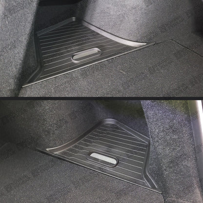 Tesla Model Y Juniper 2025+ Trunk Side Storage Bins Rear Boot Organizer Box