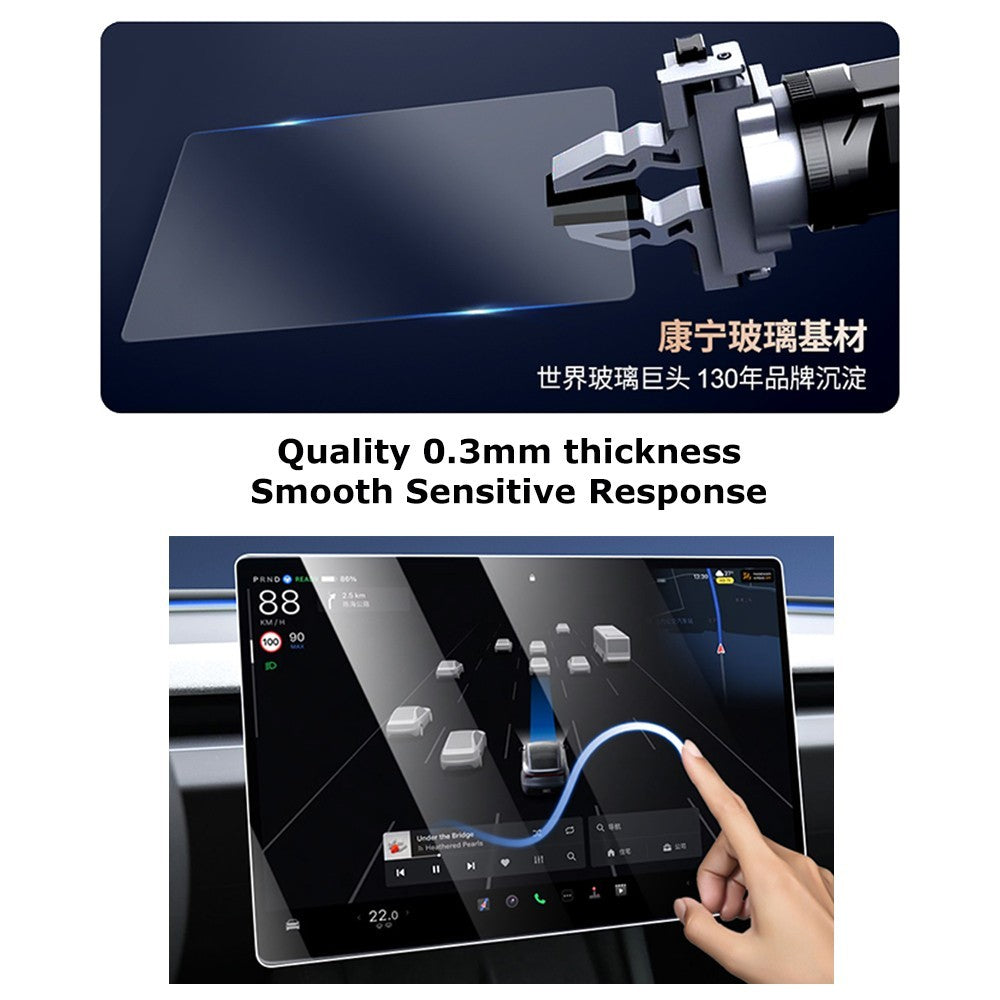 Premium Zeekr X 2024+ CLEAR/MATTE Tempered Glass Screen Protector Combos