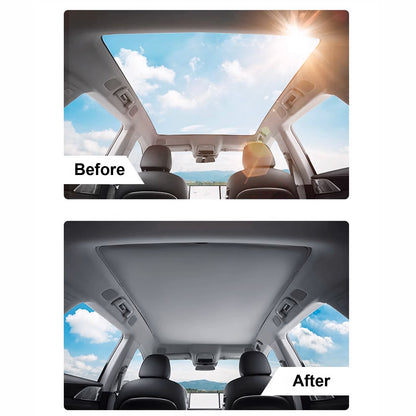XPENG G6 2024+ Sunshade Sunroof Cover Black/White Easy Installation