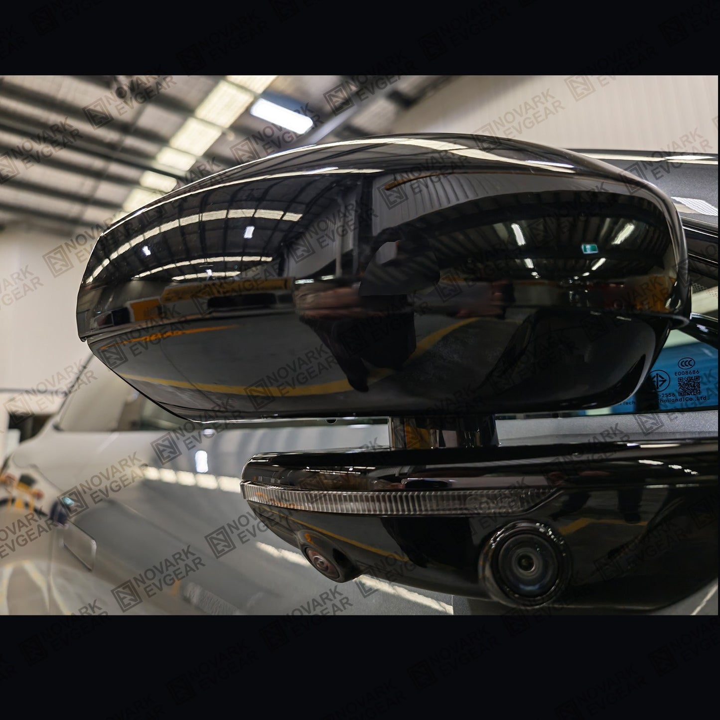 Zeekr 7X Side Mirror Protector Rear View Mirror Cover Black/Carbon Fiber Texture