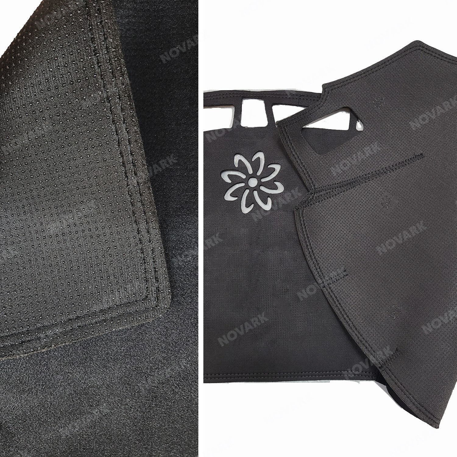 RHD Dash Mat for BYD Sealion 6 Dash Accessories Black Suede Leather Anti-slip