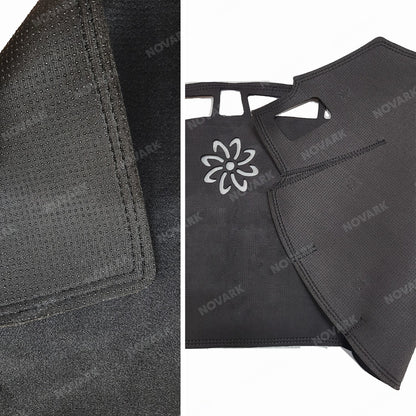 RHD Dash Mat for BYD Sealion 6 Dash Accessories Black Suede Leather Anti-slip