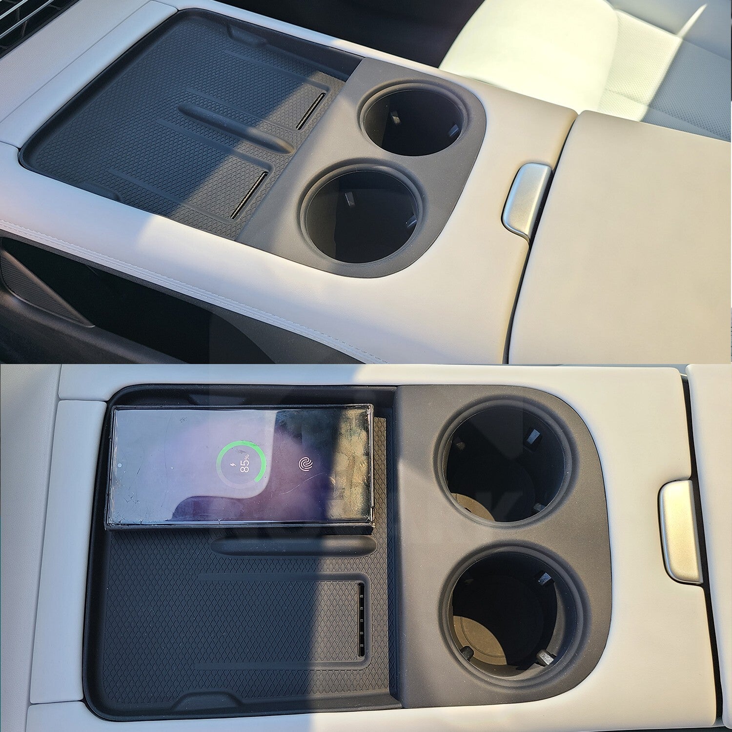 Xpeng G6 Cup Holder Insert Pad Centre Armrest Silicone Pad Organiser Accessories