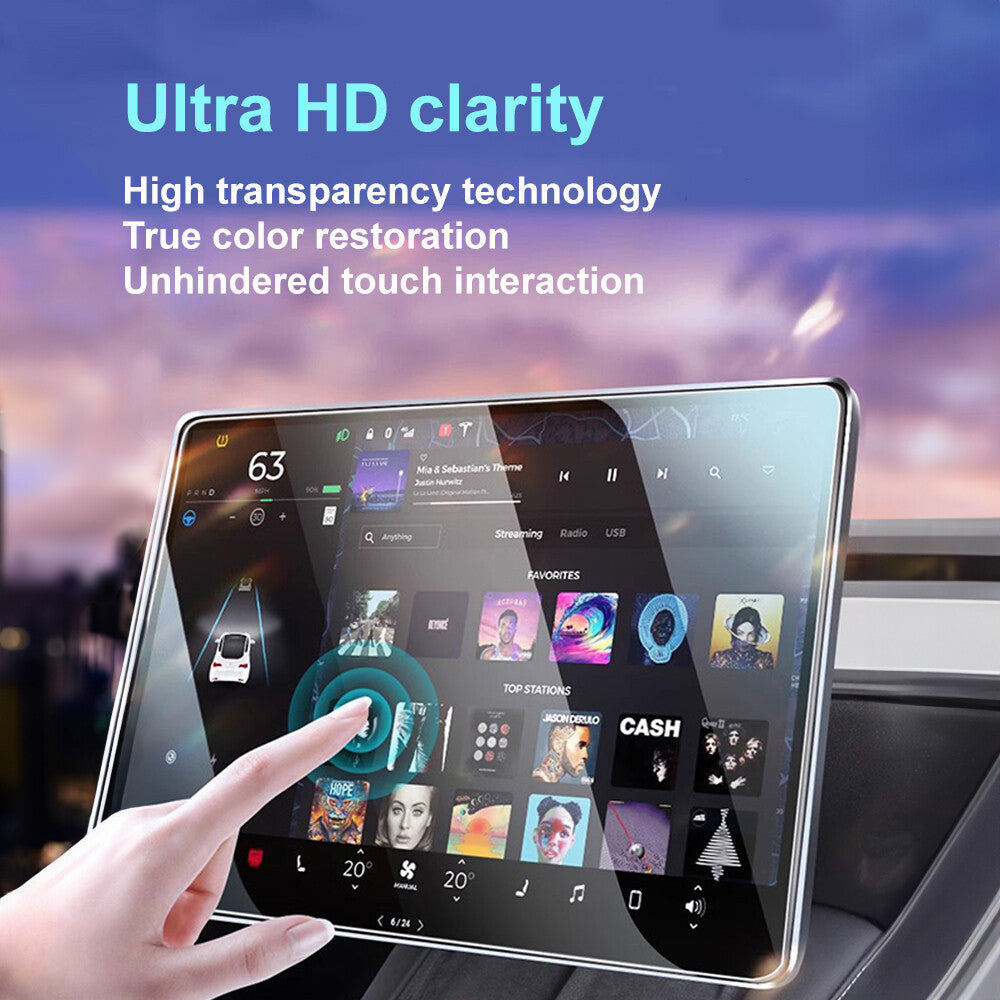 Premium Zeekr X 2024+ CLEAR/MATTE Tempered Glass Screen Protector Combos