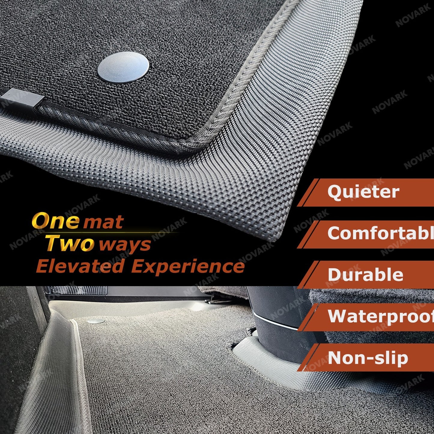 Pre-order! Zeekr 7X 2025+ All-Weather Floor Mats with Carpet Overlay Boot Liner