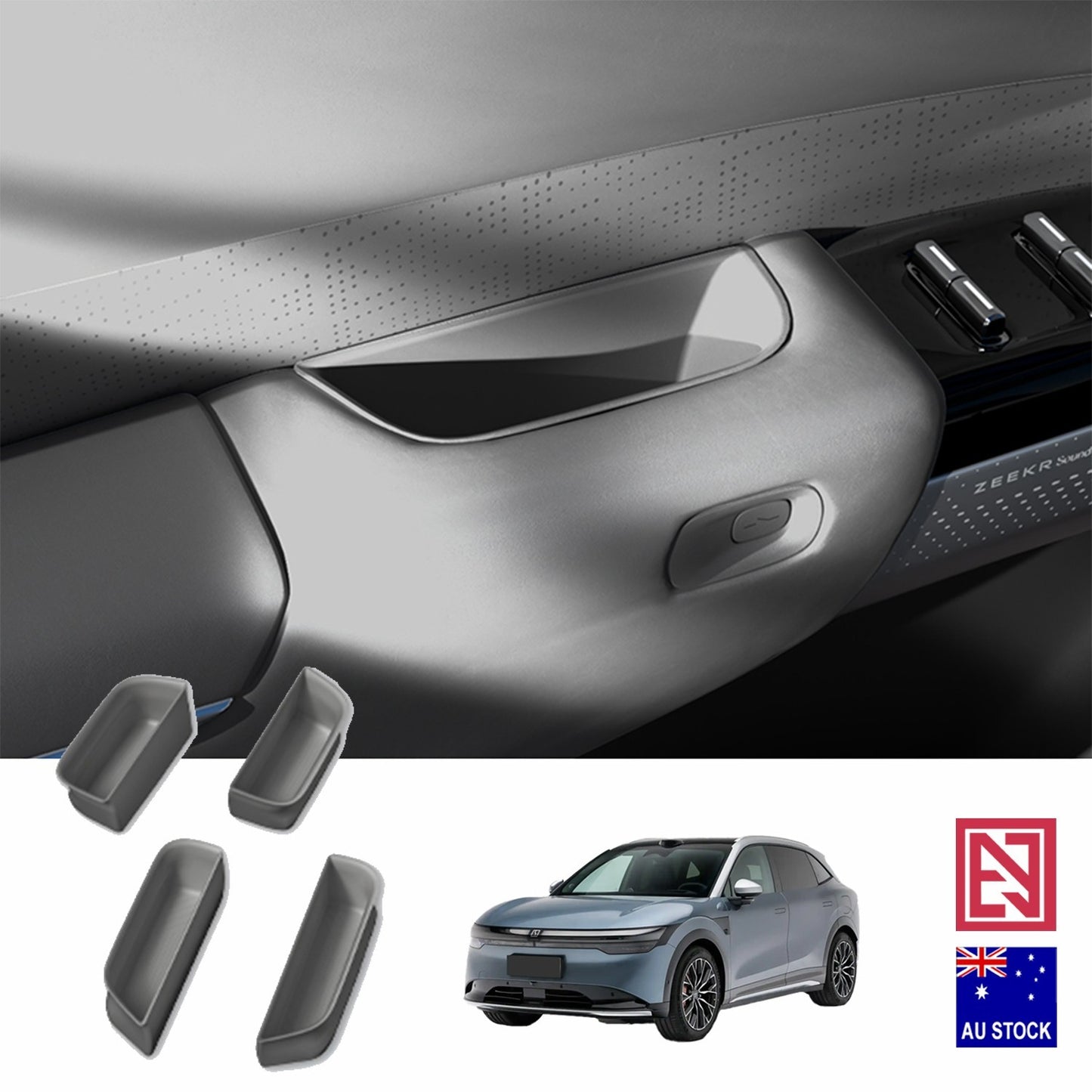 Zeekr 7X 25+ Door Handle Storage Pouch Protective Cover Organiser Tray