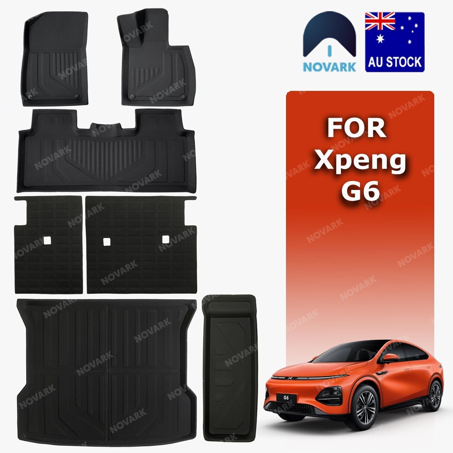 PRE-ORDER!:All-Weather Xpeng G6 Floor Mats Boot Liner 3D XPE/Carpet