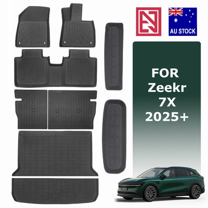 PRE-ORDER -- Zeekr 7X 2025+ All-Weather Floor Mats Boot Liner Cargo Trunk Mat