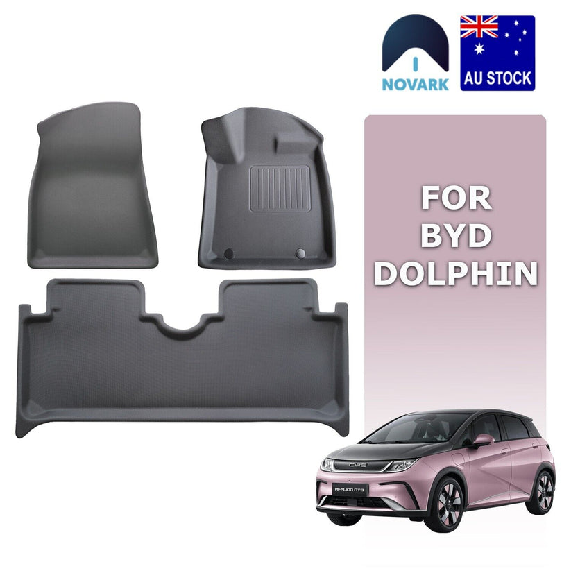 All-Weather Floor Car Cargo Trunk Kick Mats Boot Liner for BYD Dolphin ...