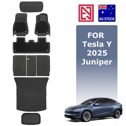 Tesla Model Y Juniper 2025+ XPE Floor Mats Boot Liner Frunk Cargo Trunk Mat