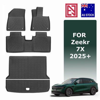 Zeekr 7X 2025+ All-Weather Floor Mats Boot Liner Cargo Trunk Mat