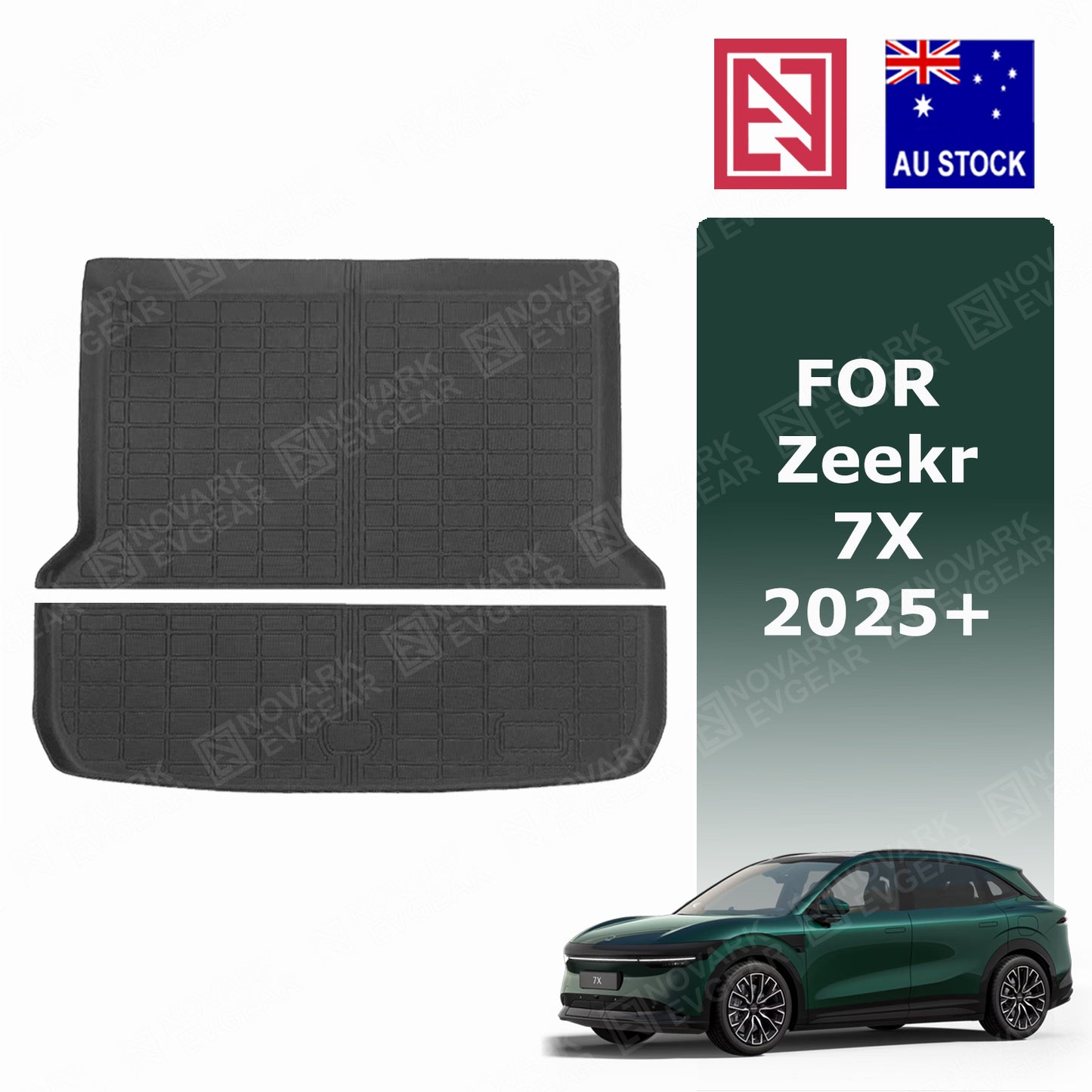 Zeekr 7X 2025+ All-Weather Floor Mats Boot Liner Cargo Trunk Mat