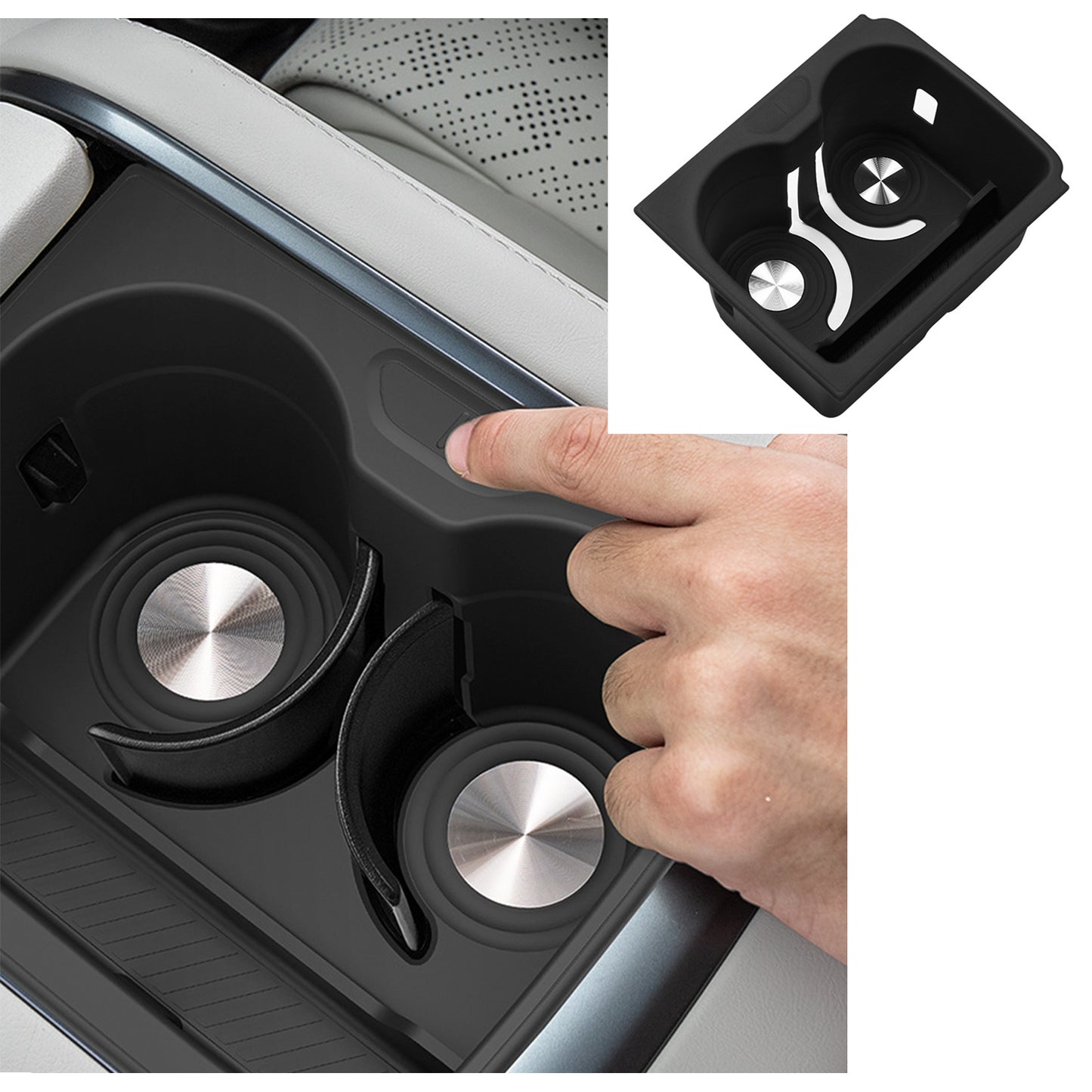 Zeekr 7X Center Console Cup Holder Organiser Full Coverage Tray Accessories