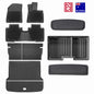 Zeekr 7X 2025+ All-Weather Floor Mats with Carpet Overlay Boot Liner
