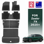 Zeekr 7X 2025+ All-Weather Floor Mats with Carpet Overlay Boot Liner