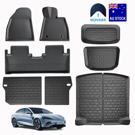 All-Weather BYD Seal Floor Mats 2023-2025 Boot Liners Trunk Mat Full Set XPE