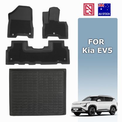 All-Weather 3D Kia EV5 Floor Mats Boot Liner 3D XPE/with Carpet