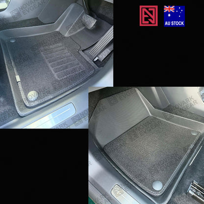 Zeekr 7X 2025+ All-Weather Floor Mats with Carpet Overlay Boot Liner