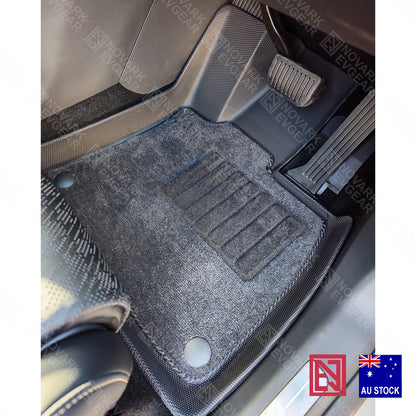 Zeekr 7X 2025+ All-Weather Floor Mats with Premium Carpet Overlay