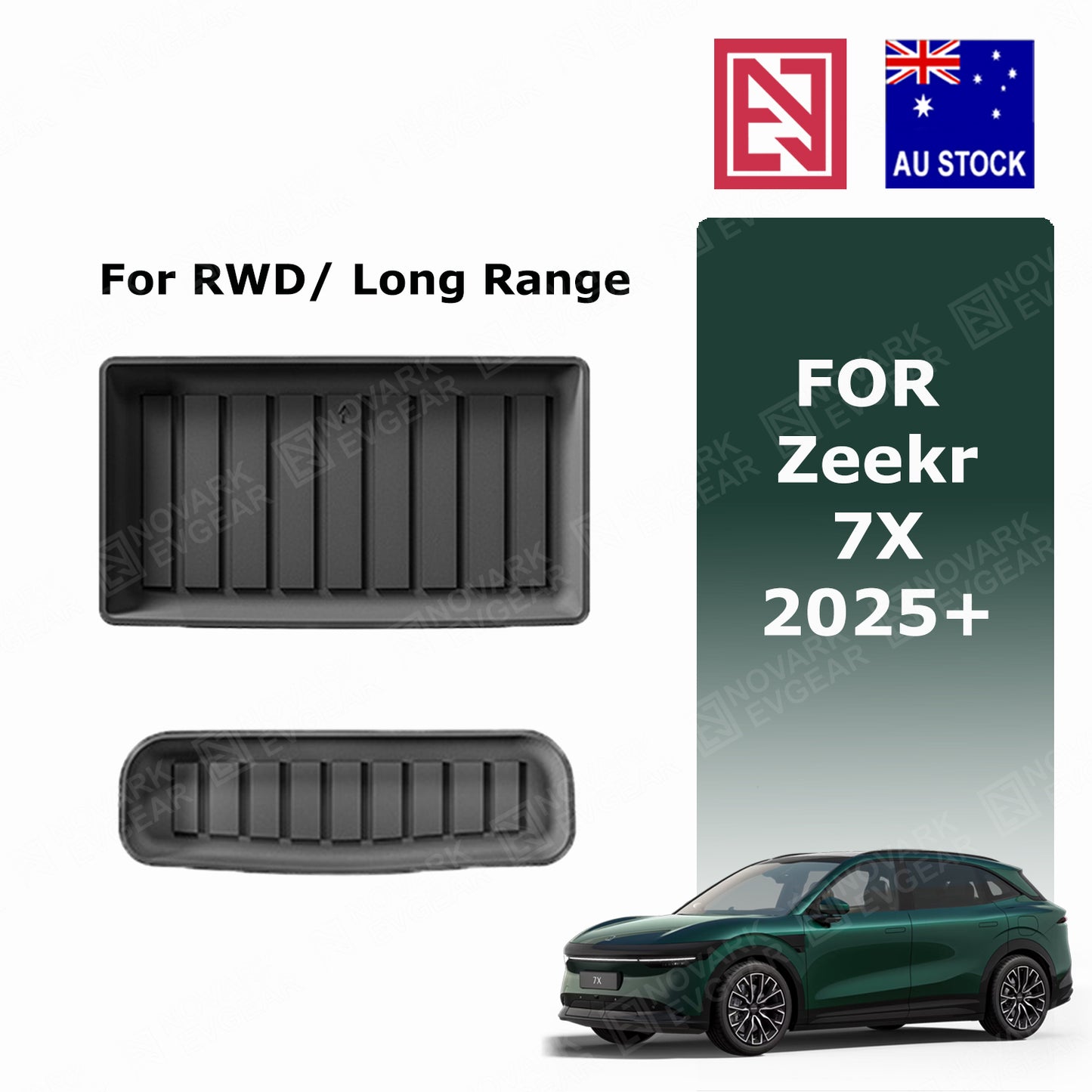 Zeekr 7X 2025+ All-Weather Floor Mats Boot Liner Cargo Trunk Mat