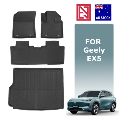 Geely EX5 All-Weather XPE/Carpet Floor Mats Boot liner Rear Trunk Mat